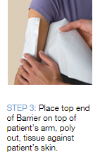 Single-Use Blood Pressure Cuff Barriers Guide Step 3