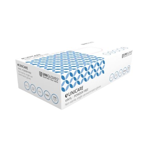 Unicare Blue Powder-Free Vinyl Exam Gloves x 100 | MidMeds