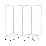 4-Panel Privacy Screen Frame - White (Frame Only)