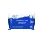 Clinell Antimicrobial Hand & Surface Wipes x 20