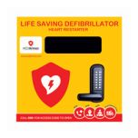 AED Armor Mild Steel Cabinet with Heating - Includes Lock