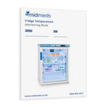 MidMeds A4 Fridge Temperature Monitoring Booklet - Single