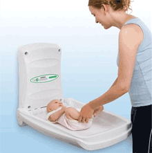 Vertical Baby Changing Unit