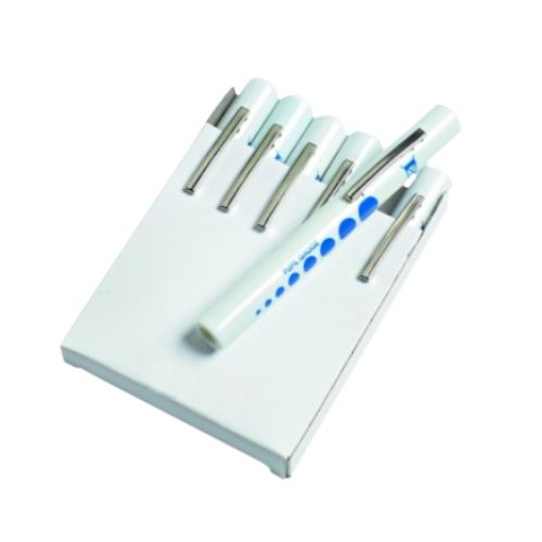 Blue Disposable Pen Torch x 3