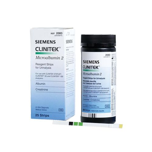 Siemens Clinitek Microalbumin 2 Strips x 25 (2083)