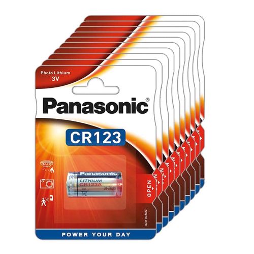 AED Plus Replacement Batteries (Type 123) x 10