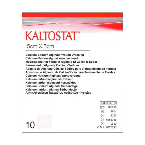 Kaltostat Alginate Dressing - 5cm x 5cm x 10