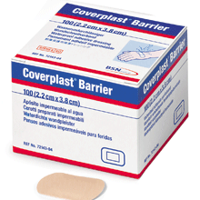 Leukoplast Barrier Plaster - 3.8cm x 2.2cm - Pack of 100