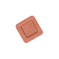 Elastic Fabric Plasters - 4cm x 4cm x 100