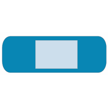 Blue Detectable Plasters - 7.5cm x 2.5cm x 100