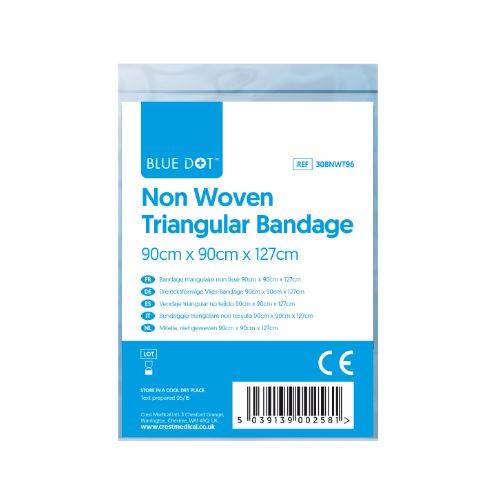 Triangular Bandage N/S, Non-Woven - 90cm x 90cm x 127cm