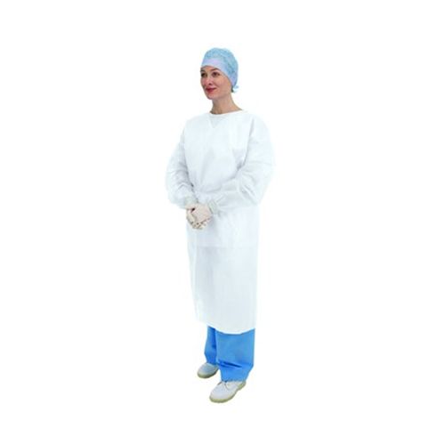 Examination Gown Long Sleeve N/S - White x 50