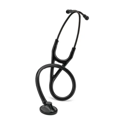 3M™ Littmann® Master Cardiology™ Stethoscope, Black Plated Chestpiece and Eartubes, Black Tube, 2161