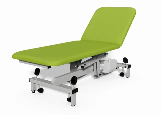 Plinth Medical 2 Section Electric Couch - Apple Mint