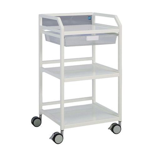 Howarth 4 Trolley - 3 Shelves, 1 Tray - Grey