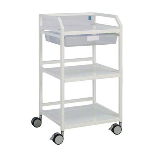 Howarth 4 Trolley - 3 Shelves, 1 Tray - White