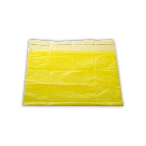 Yellow Waste Bags (26cm x 46cm) with adhesive strip x 200