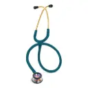 3M™ Littmann® Classic II Paediatric Stethoscope, Rainbow-finish Chestpiece, Caribbean Blue Tube, 2153