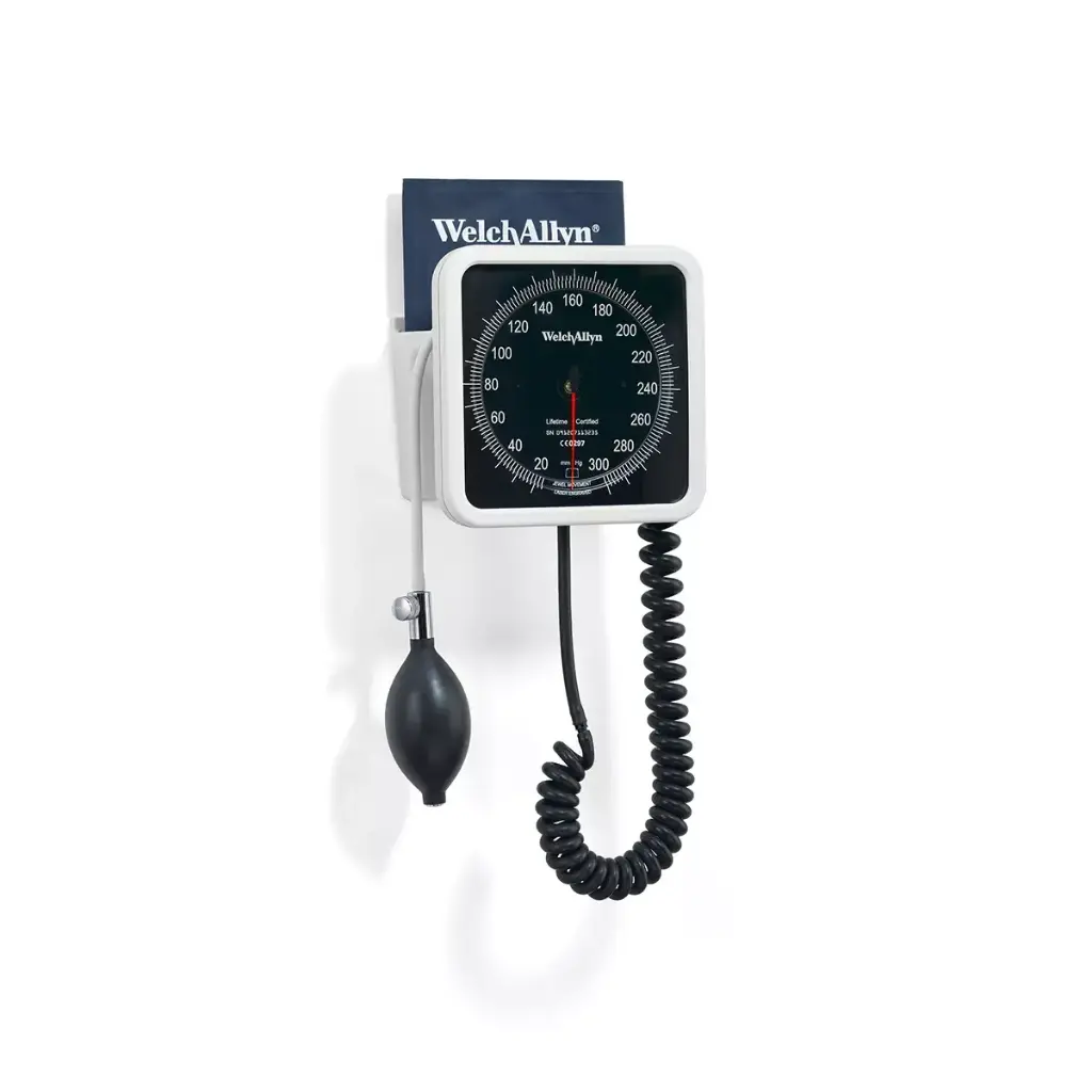 Welch Allyn 767 Sphygmomanometer with Adult Cuff - Wall