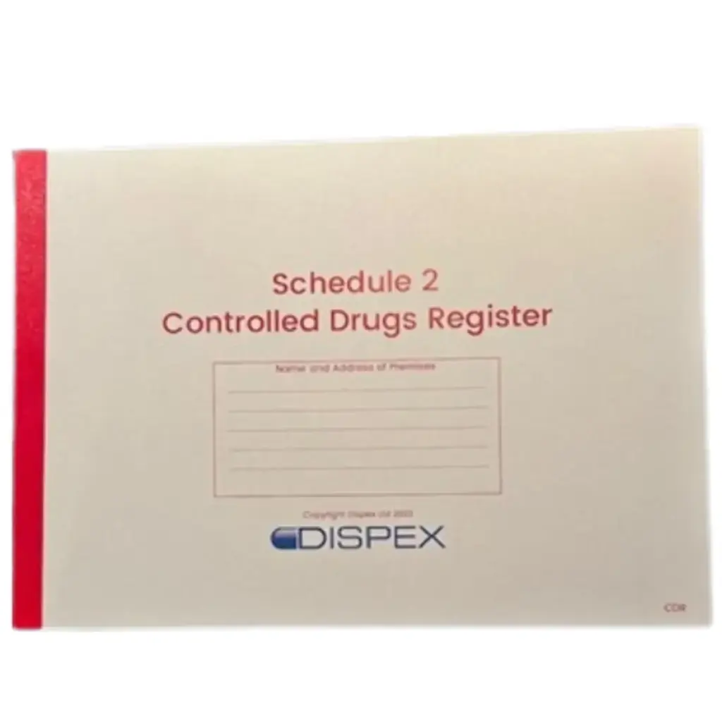 Controlled Drug Recording Book