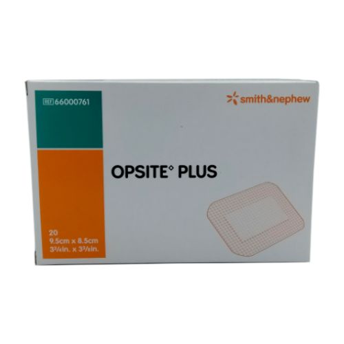 Opsite Plus Adhesive Film Dressing - 8.5cm x 9.5cm x 20