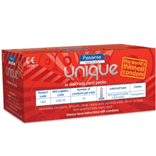 Pasante Unique Condoms x 72 (thinnest condom in the World!)