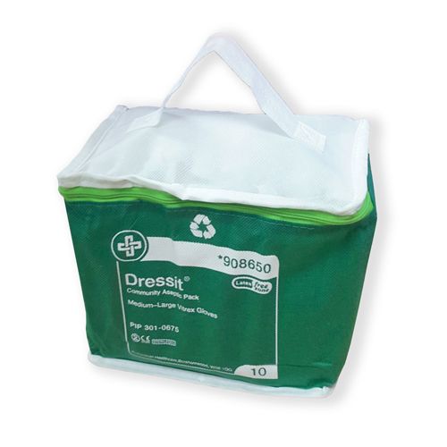 'Dress-it' Latex Free Aseptic Dressing Pack (M/L glove - 908650) x 10