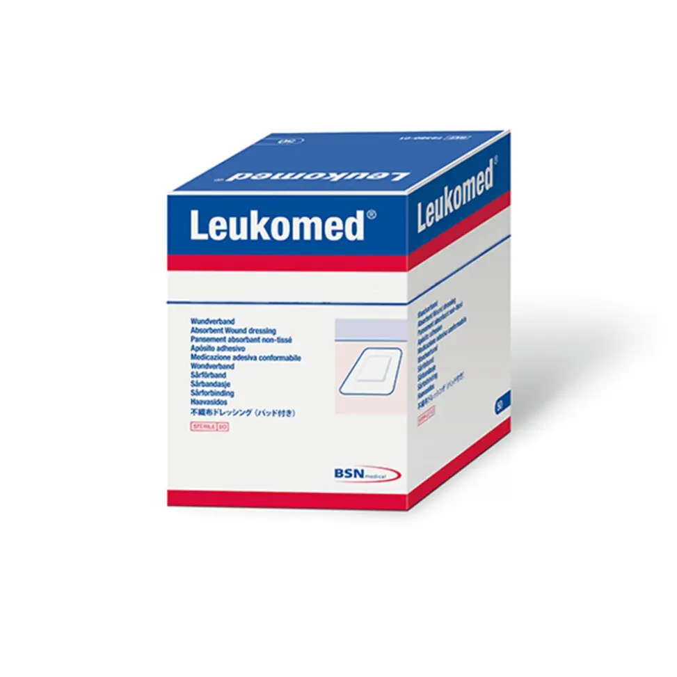 Leukomed Adhesive Dressing - 7.2cm x 5cm x 50