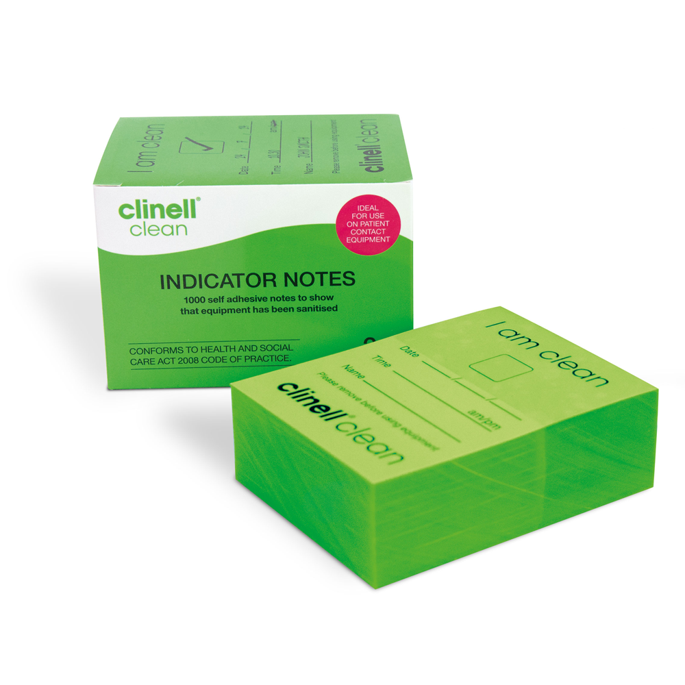 Clinell Indicator Note Pad - 4 x 250 notes