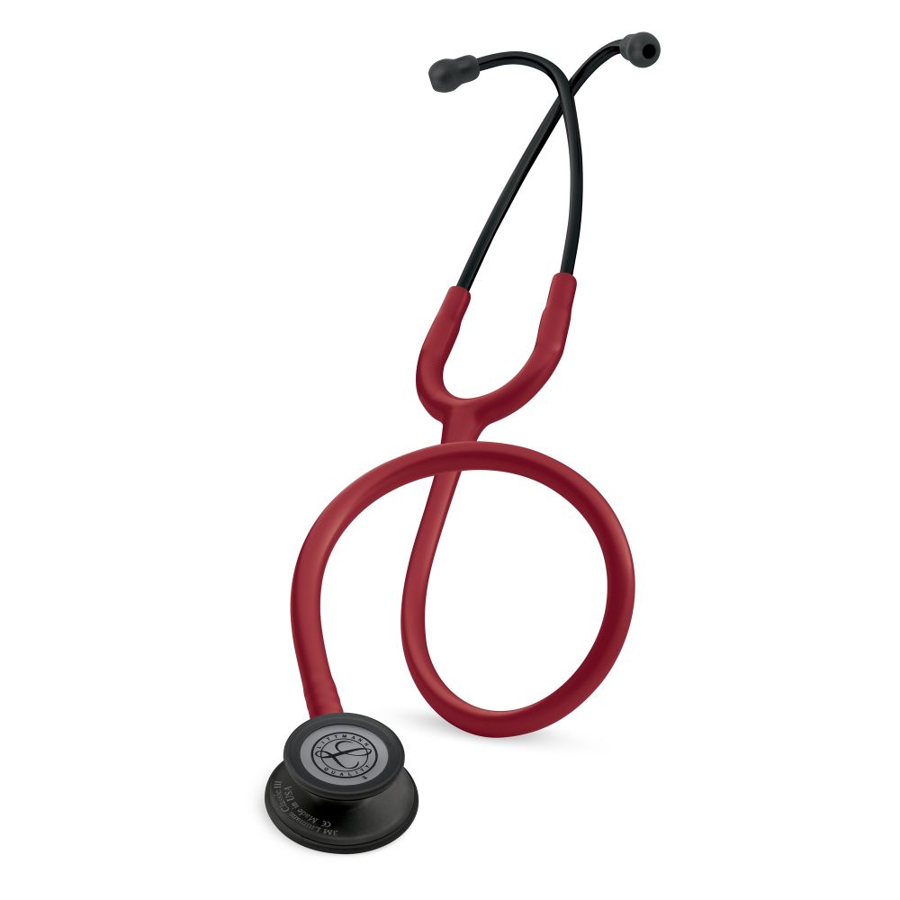 3M Littmann Classic III Stethoscope - Black & Burgundy