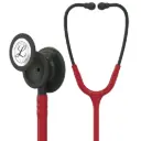 3M™ Littmann®  Classic III™ Monitoring Stethoscope, Black-Finish Chestpiece, stem and headset, Burgundy Tube, 69 cm, 5868 