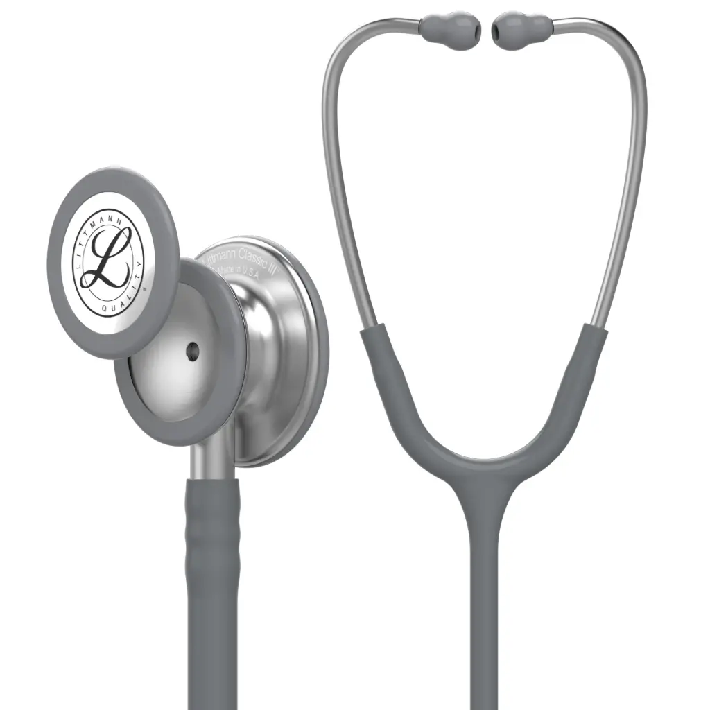 3M™ Littmann®  Classic III™ Monitoring Stethoscope, Grey Tube, 69 cm, 5621 