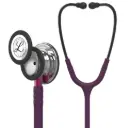 3M™ Littmann®  Classic III™ Monitoring Stethoscope, Mirror Chestpiece, Plum Tube, Pink Stem and Smoke Headset, 69 cm, 5960 
