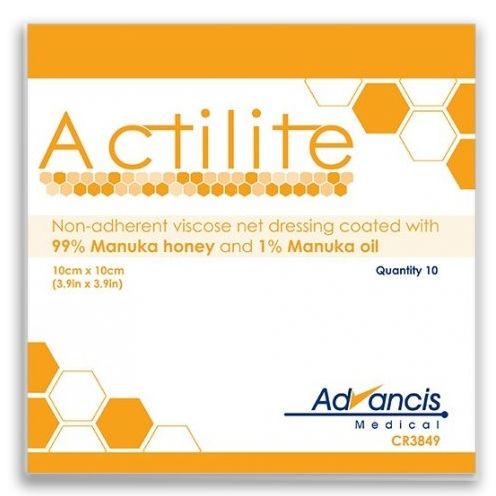 Actilite Manuka Honey/Oil Dressing - 10cm x 10cm x 10