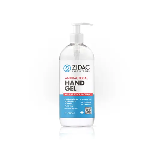 Zidac Antibacterial (70% Alcohol) Hand Gel 100ml