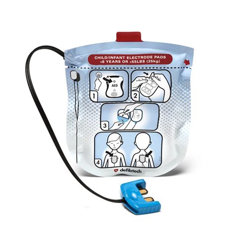 Lifeline Paediatric Defib Pads for use with View, ECG, Pro