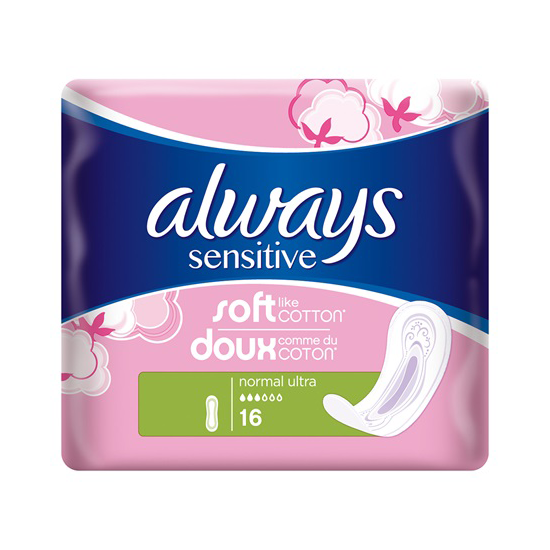 Always Sensitive Normal Pads x 16