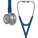 3M™ Littmann® Cardiology IV™ Diagnostic Stethoscope, Standard-Finish Chestpiece, Navy Blue Tube,  Stainless Stem and Headset, 69 cm, 6154