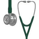 3M™ Littmann® Cardiology IV™ Diagnostic Stethoscope, Standard Finish Chestpiece, Hunter Green Tube,  Stainless Stem and Headset, 69cm, 6155 