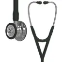 3M™ Littmann® Cardiology IV™ Diagnostic Stethoscope,  Mirror Finish Chestpiece and Stem, Black Tube, Stainless Headset, 69 cm, 6177 
