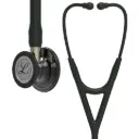 3M™ Littmann® Cardiology IV™ Diagnostic Stethoscope, High Polish Smoke Finish Chestpiece, Black Tube,  Champagne Stem and Black Headset, 69 cm, 6204 