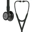 3M™ Littmann® Cardiology IV™ Diagnostic Stethoscope, High Polish Smoke Finish Chestpiece, Black Tube,  Black Stem and Black Headset, 69 cm, 6232