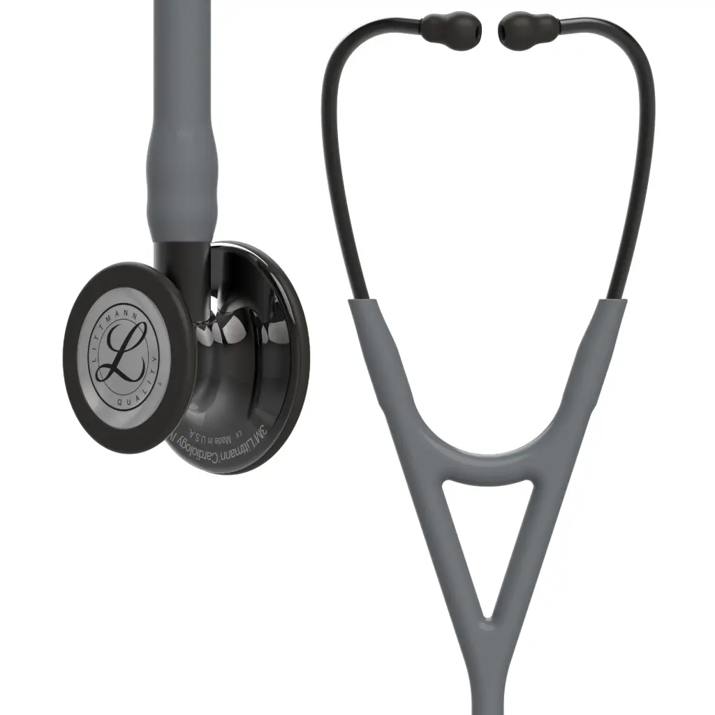 3M™ Littmann® Cardiology IV™ Diagnostic Stethoscope, High Polish Smoke Finish Chestpiece, Gray Tube,  Smoke Stem and Smoke Headset, 69 cm, 6238