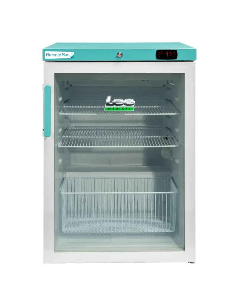 Lec PPGR158BT-UK Bluetooth Freestanding Fridge Glass 158L
