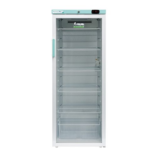 Lec PPGR310BT Bluetooth Freestanding Fridge Glass 310L