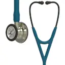 3M™ Littmann® Cardiology IV™ Diagnostic Stethoscope, Champagne-Finish Chestpiece and Stem, Caribbean Blue Tube, Smoke Headset, 69 cm, 6190 