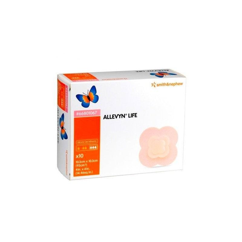 Allevyn Life Dressing - 10.3cm x 10.3cm x 10