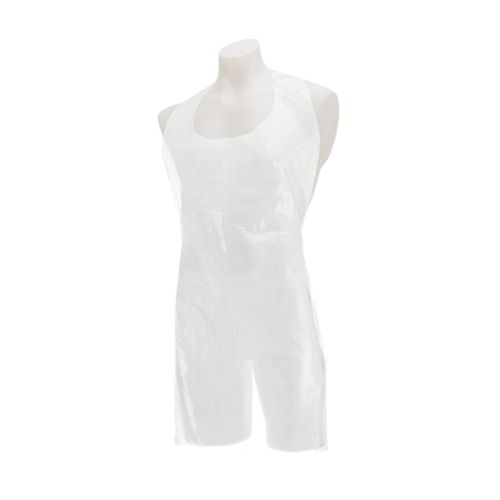 Heavy Duty Transparent Aprons on Roll 18mu 69cm x117cm x 200