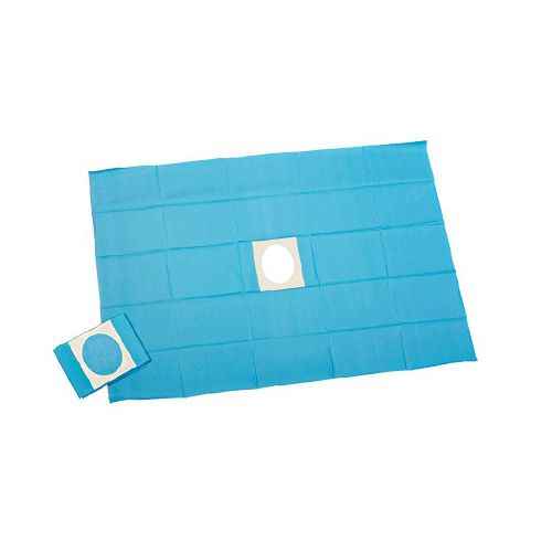 Sterile 5cm Fenestrated Drape 60cm x 50cm x 90