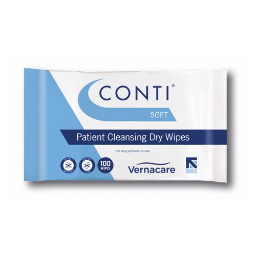 Conti Soft Dry Wipe - Large x 100